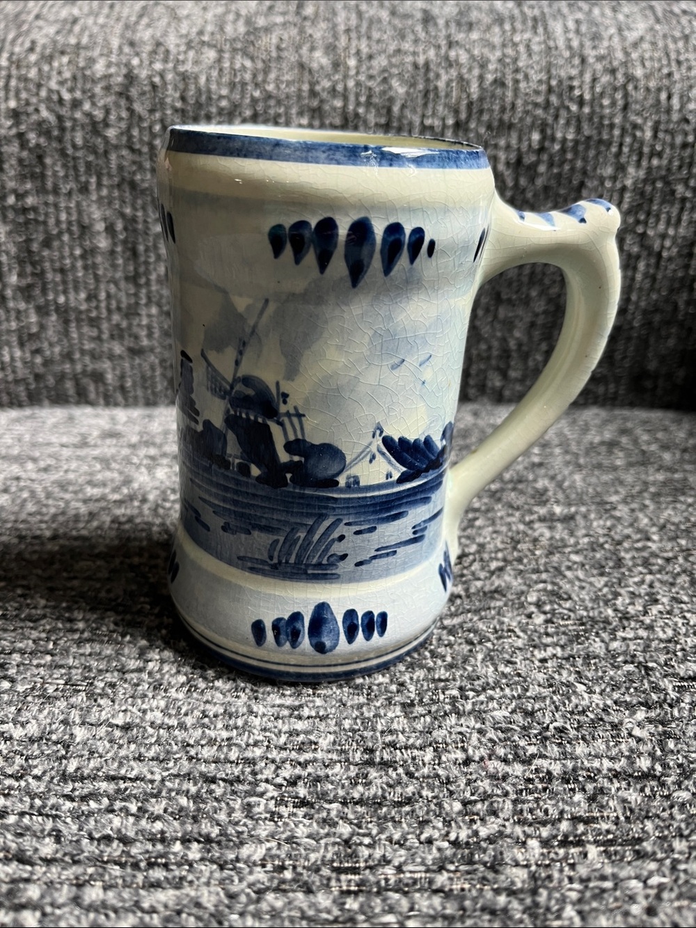 Blue and White Delft Mug